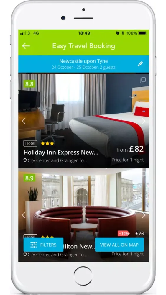 Easy Travel Booking Screenshots
