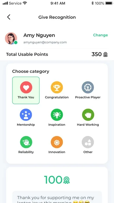 Captures d'écran de Sprynkl: Co-worker Social App