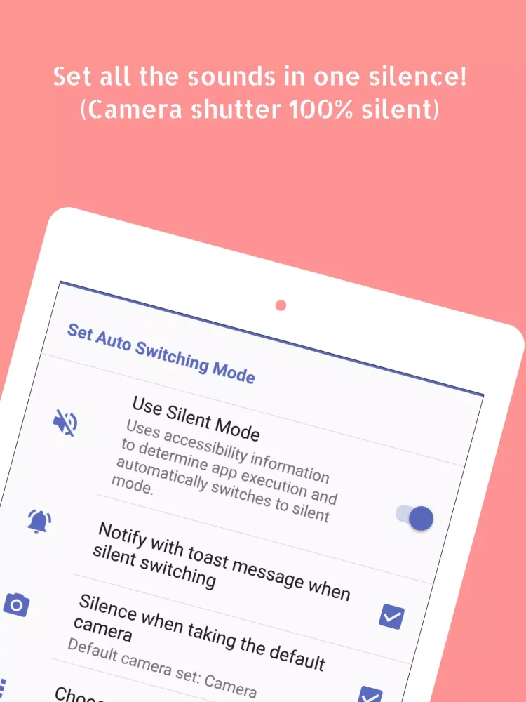 Ảnh chụp màn hình của Silent Mode ᴾᴿᴼ