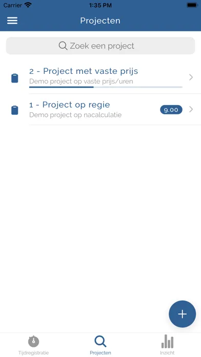 Tijdregistratie App - Tr-app سکرین شاٹس