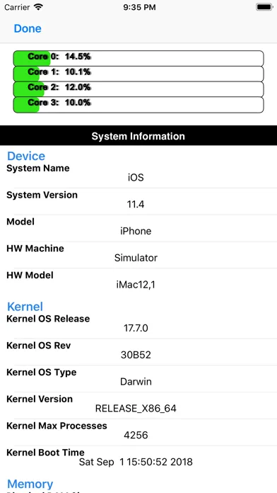 Tangkapan layar System Info and Check Lite