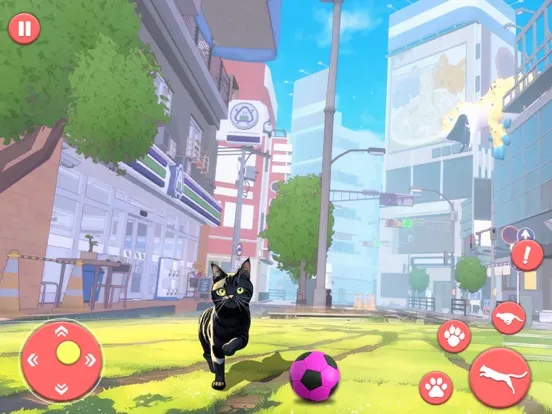 Little Cat Lost in Modern City iPad  Ekran Görüntüleri