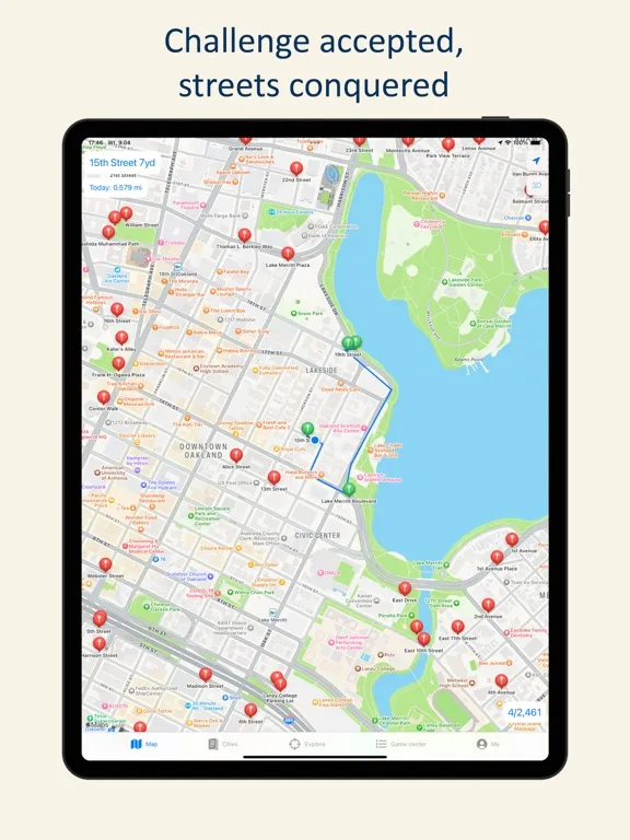 Tangkapan skrin Streets walker iPad 