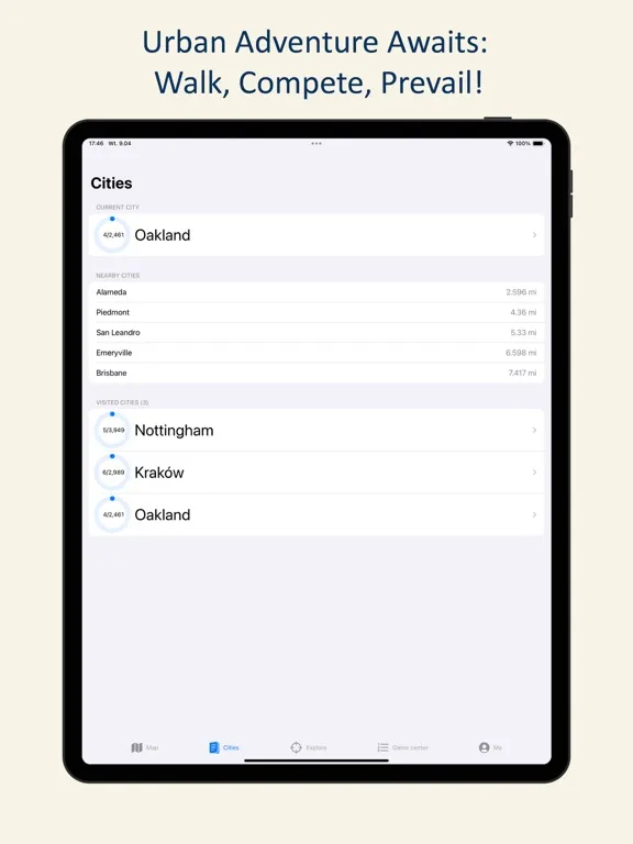 Tangkapan skrin Streets walker iPad 