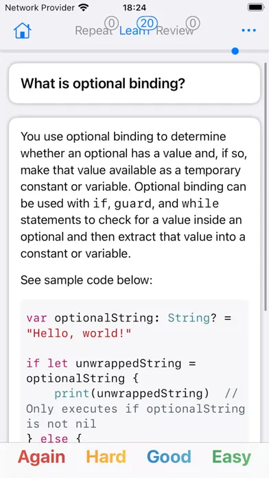Zrzuty ekranu Programming Flashcards