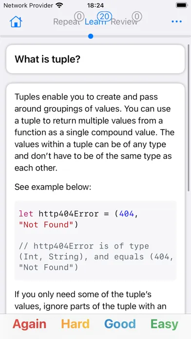 Zrzuty ekranu Programming Flashcards