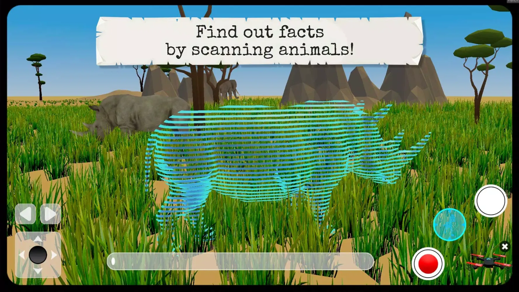 Tangkapan layar Wild Animals VR Kid Game