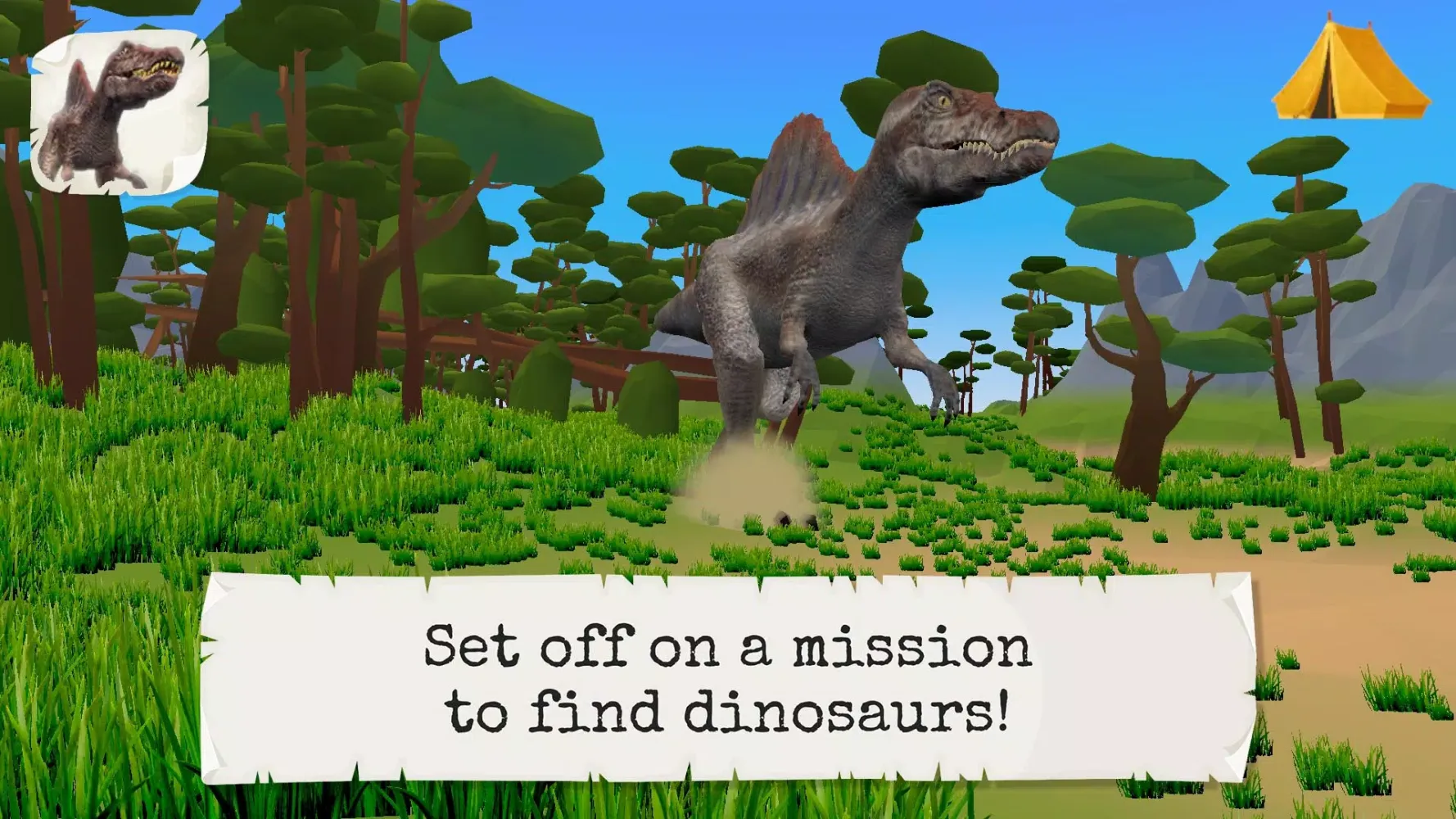 Dinosaur VR Educational Game Screenshots