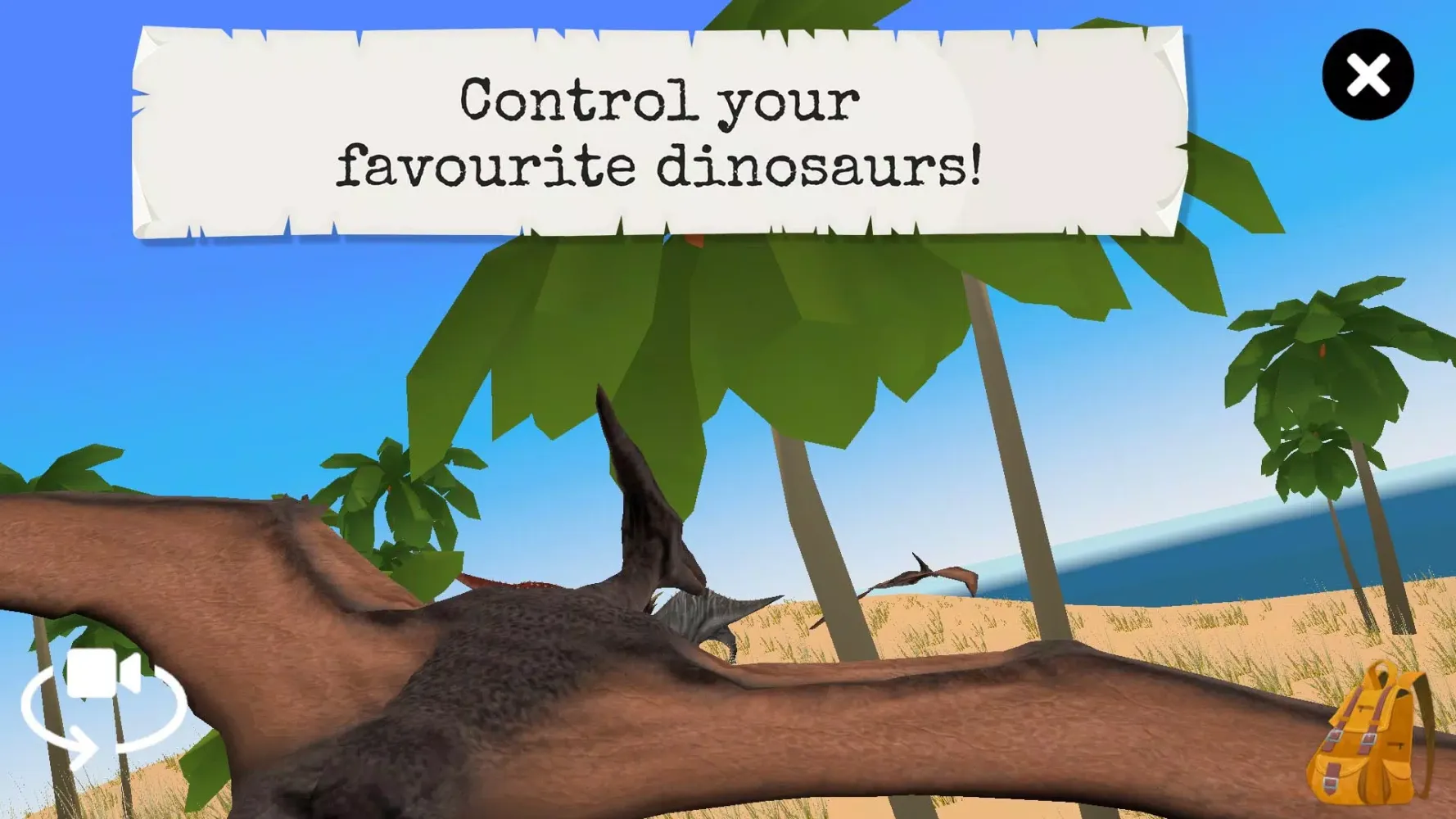 Dinosaur VR Educational Game Screenshots