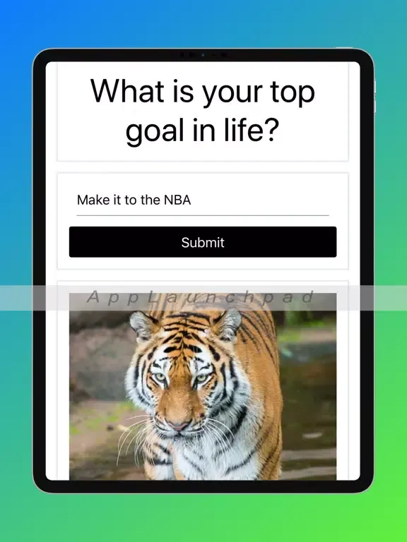 Goal Manifester iPad  Screenshots
