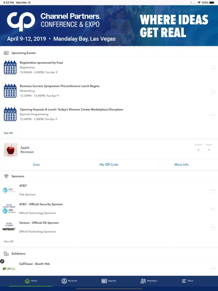 Captures d'écran de Channel Partners 2020 iPad 