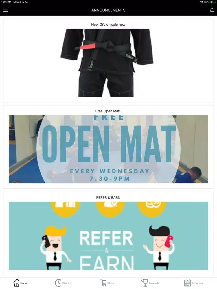 Alliance Jiu-Jitsu iPad  Screenshots