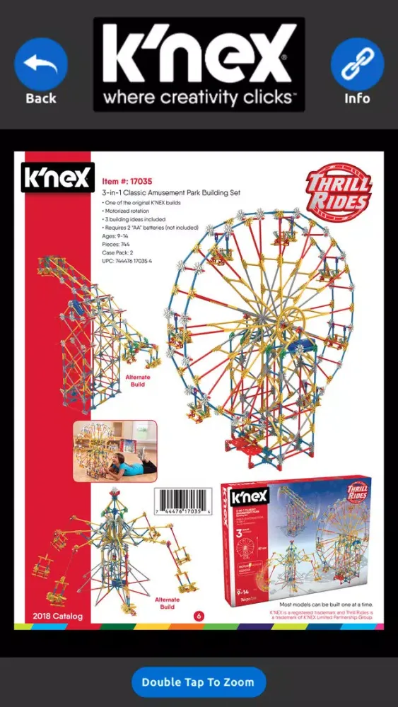 K'NEX Catalog Ekran Görüntüleri