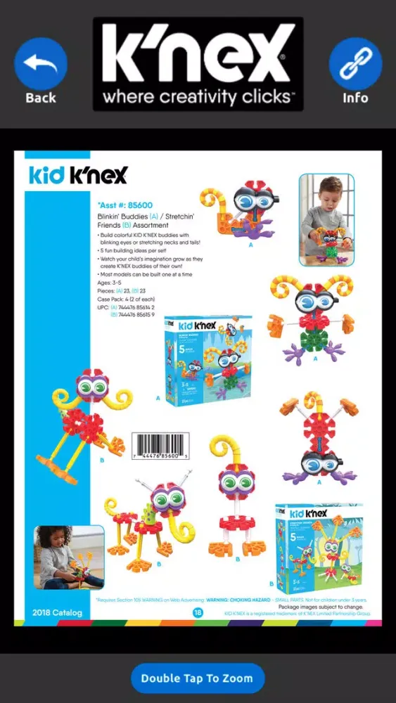 K'NEX Catalog Ekran Görüntüleri