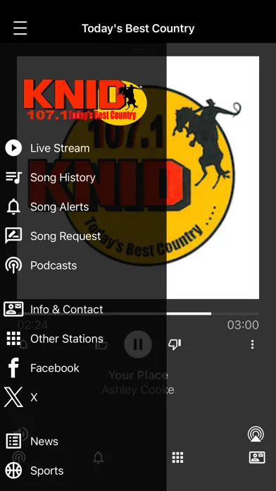 KNID 107.1 Screenshots