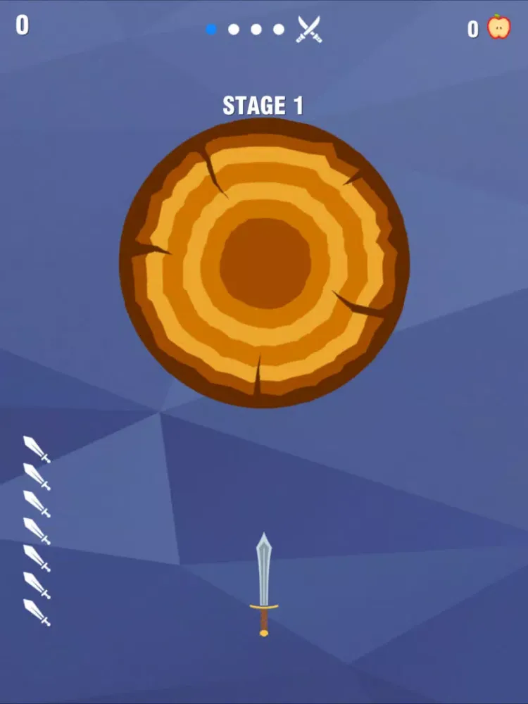 صور Knife Hit Challenge Game iPad 