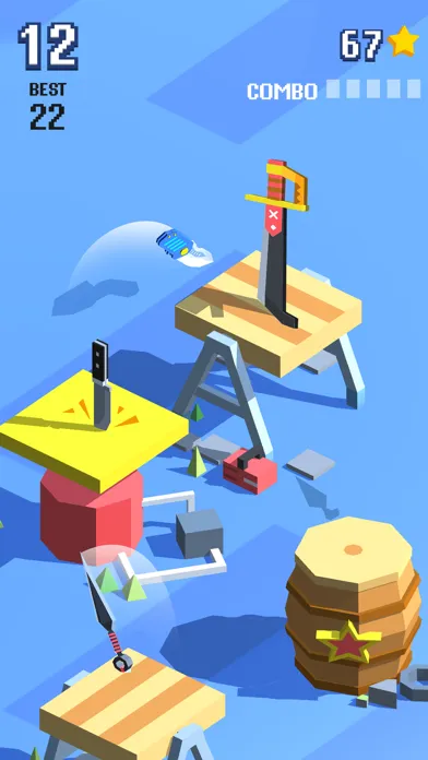 Capturas de pantalla de Knife Flip - Hit Geometry Cube
