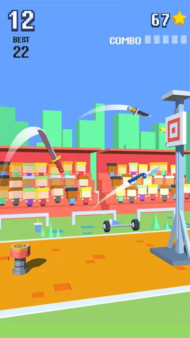 Capturas de pantalla de Knife Flip - Hit Geometry Cube