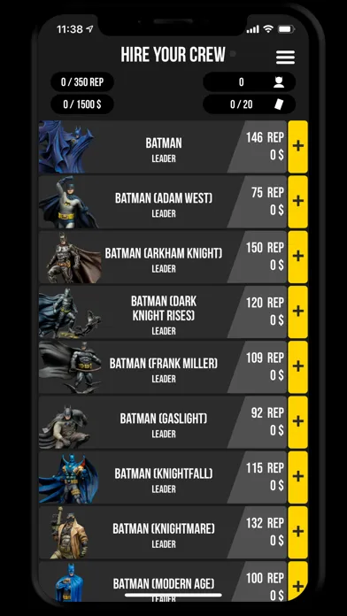 Batman Miniature Game应用截图