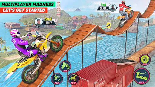 Tangkapan layar Bike Stunt Game: Tricks Master