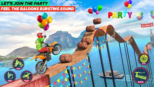 Tangkapan layar Bike Stunt Game: Tricks Master