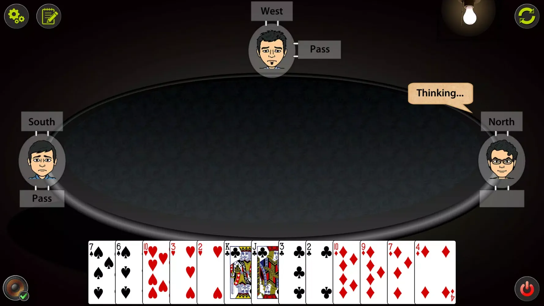 Capturas de pantalla de Auction Bridge & IB