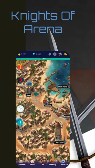 Capturas de tela do Knights Of Arena