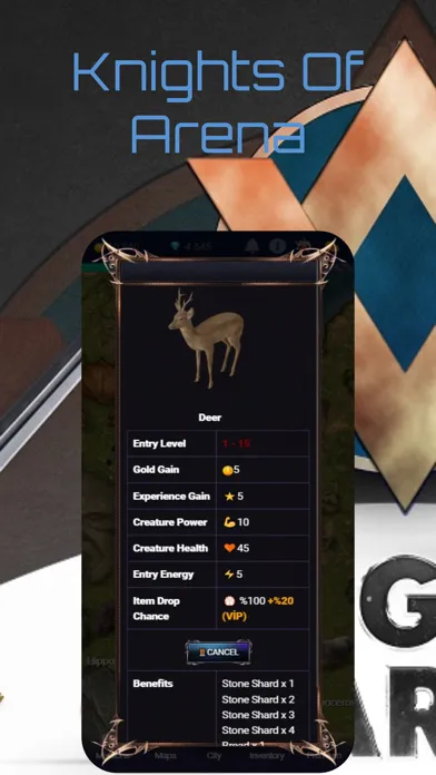 Capturas de tela do Knights Of Arena
