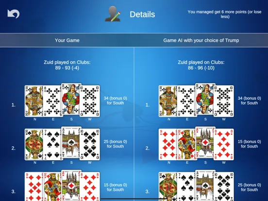 Screenshot di Klaverjas HD iPad 