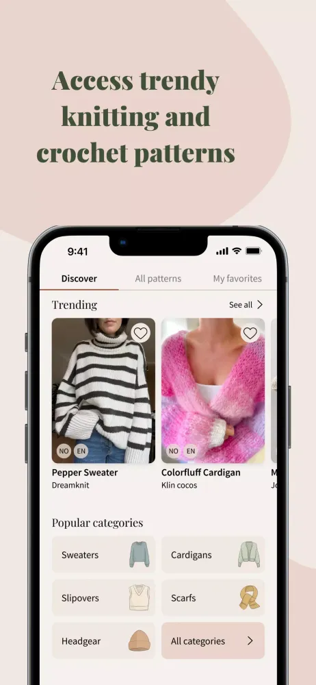 Knitandnote: Knitting app Screenshots