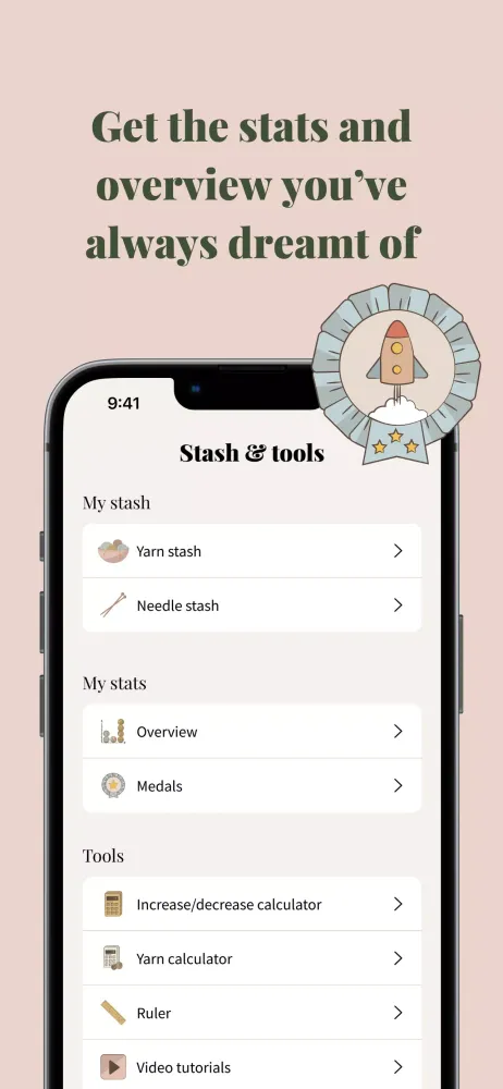Knitandnote: Knitting app Screenshots
