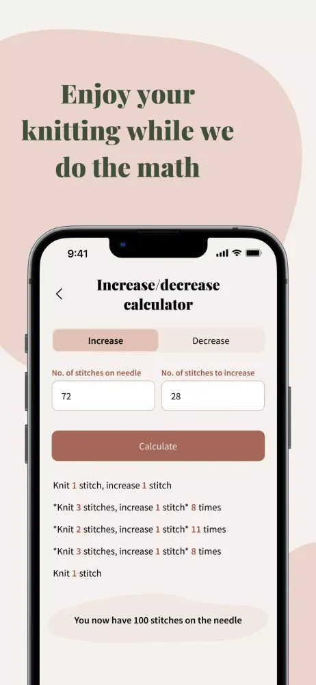 Knitandnote: Knitting app Screenshots