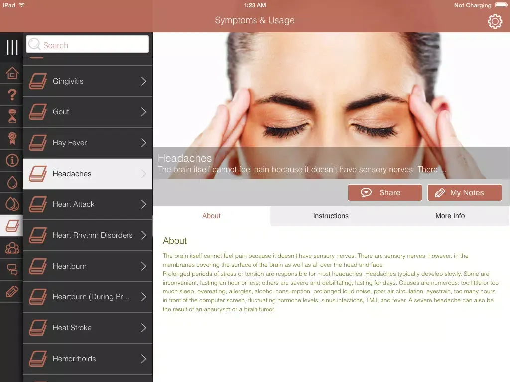 Integrated Essential Oils iPad  स्क्रीनशॉट
