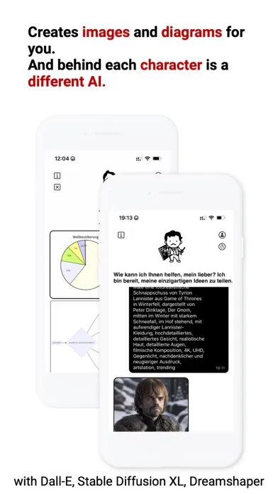 JAMES: AI Chat GBT & AI Image Screenshots