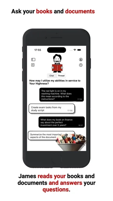 JAMES: AI Chat GBT & AI Image Screenshots