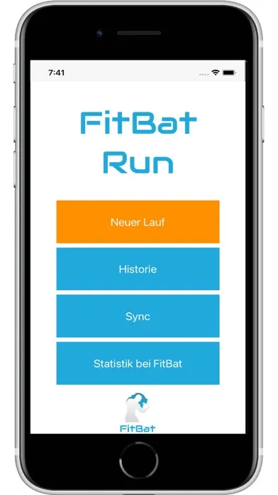 Tangkapan layar FitBat - Run