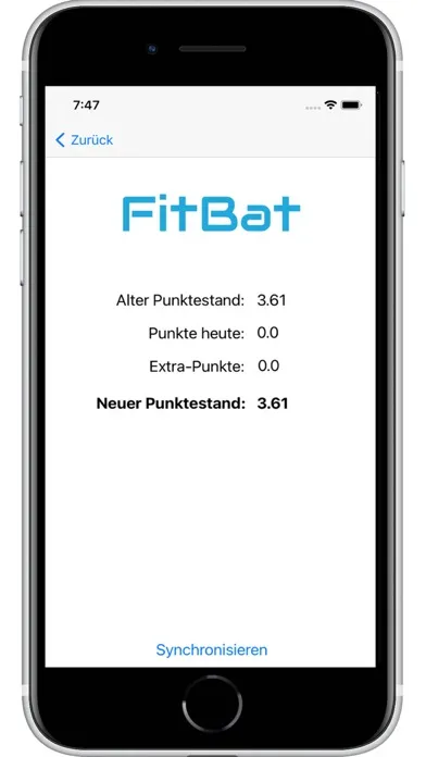 Tangkapan layar FitBat - Run