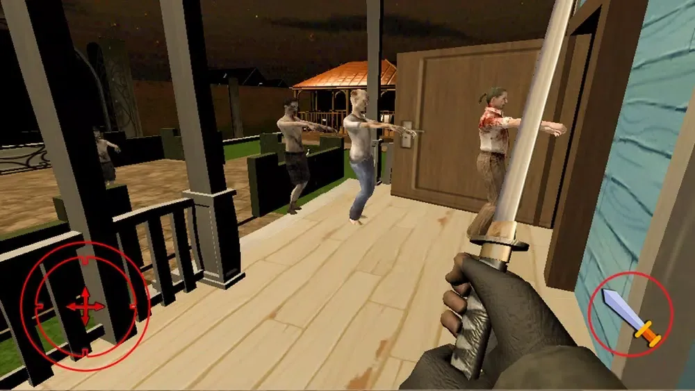 Captures d'écran de Knock All Zombie: Horror Games