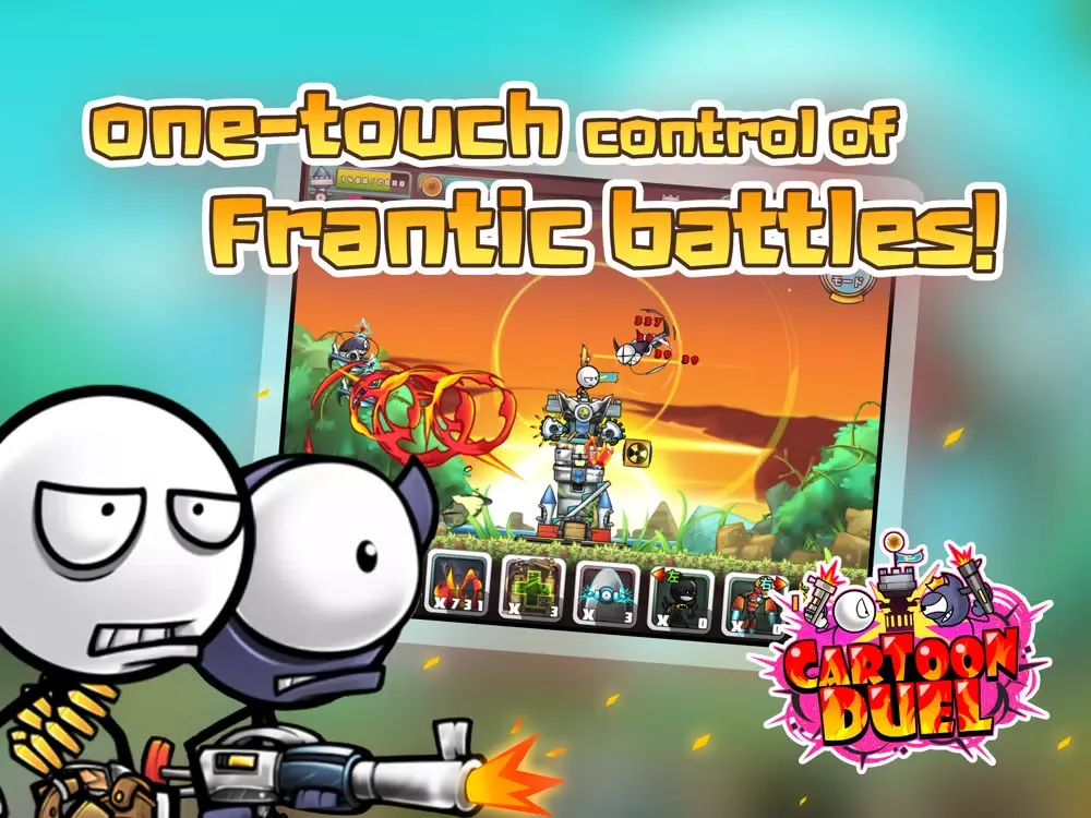 Cartoon Duel Tower Defense iPad  Screenshots