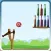 Knockdown Bottle Shooting