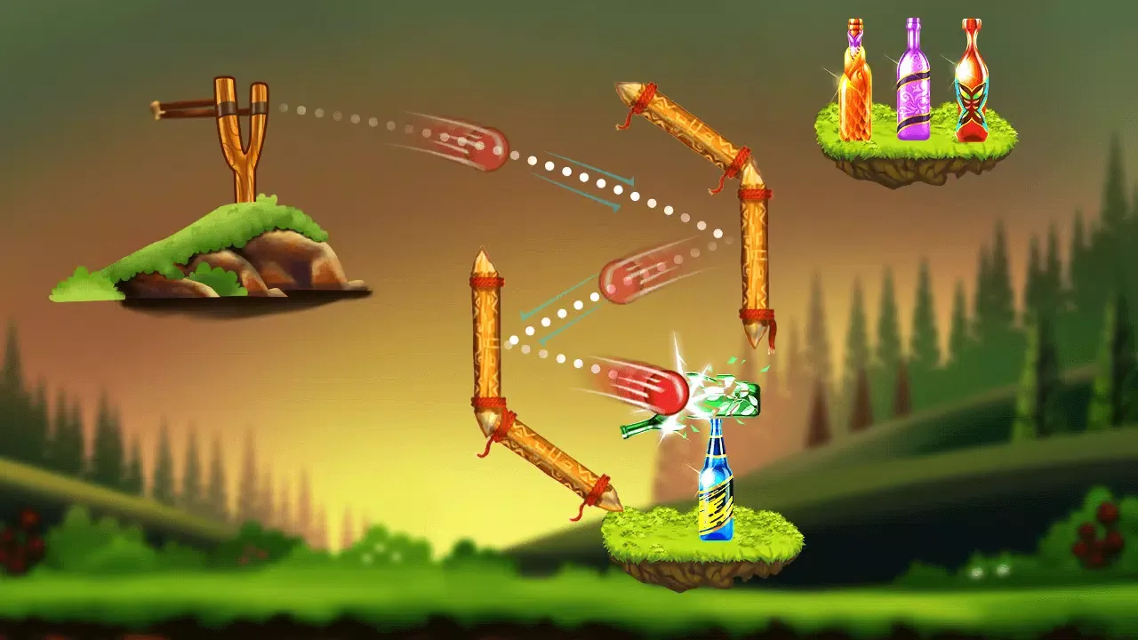 Bottle Shooting Game 2应用截图