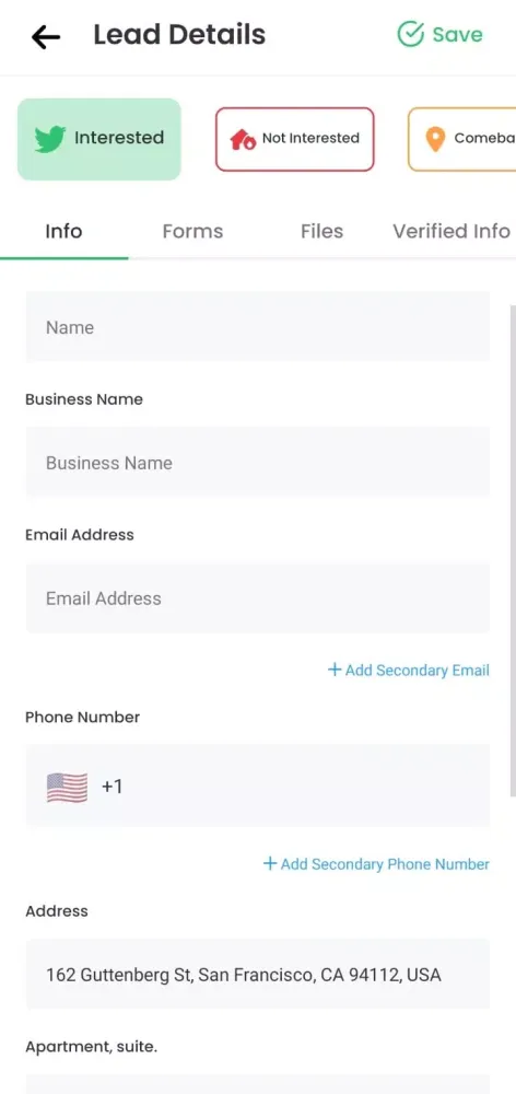 Скриншоты Knockio Sales (Canvassing App)