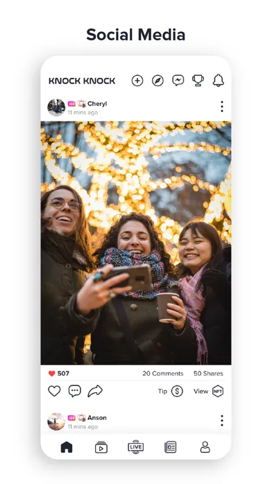 Capturas de pantalla de Knock Knock SocialFi