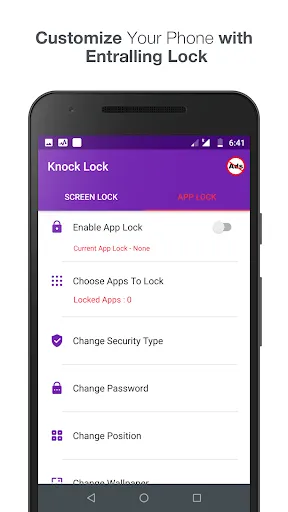 Knock lock screen - Applock Ekran Görüntüleri