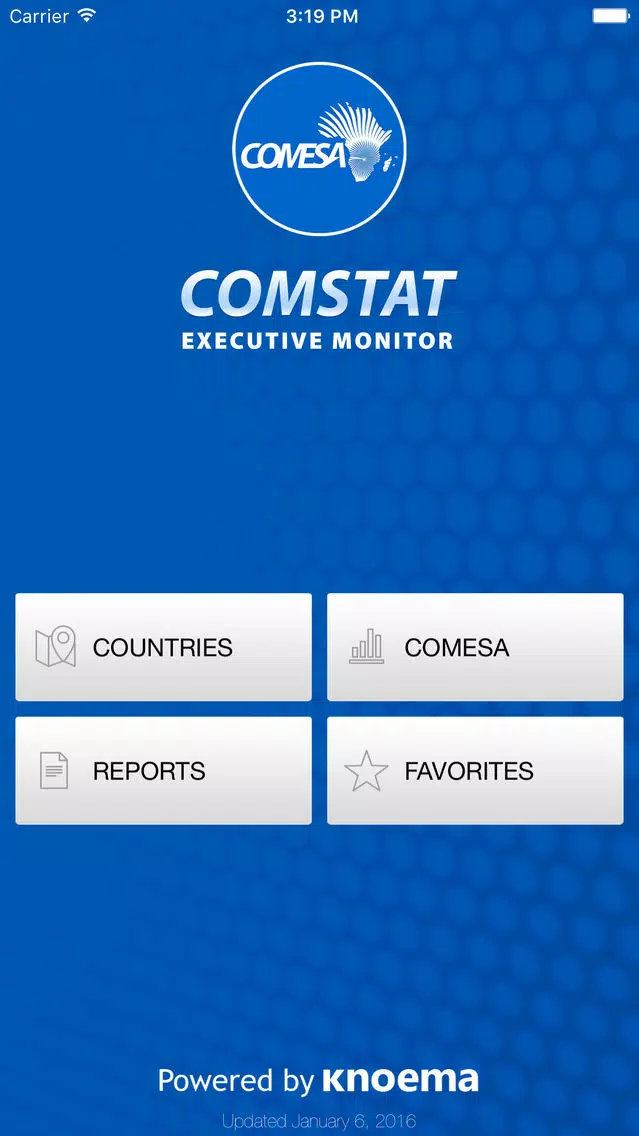 Zrzuty ekranu COMESA Executive Monitor