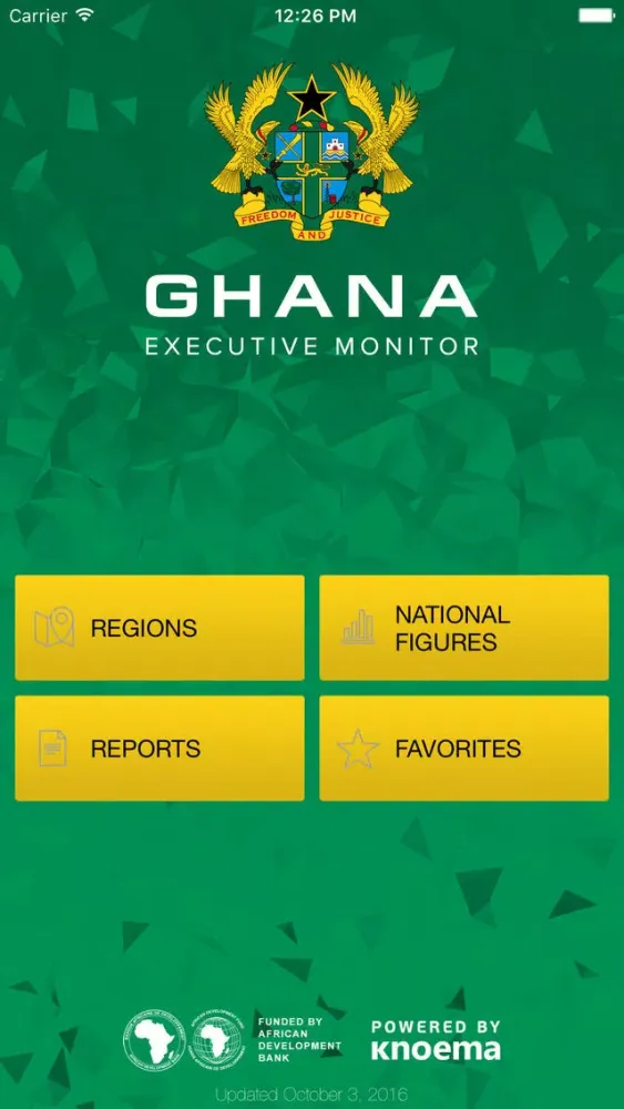 Zrzuty ekranu Ghana Executive Monitor
