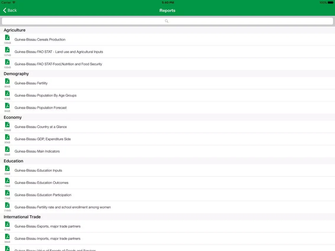 Guinea-Bissau Executive Monitor iPad 应用截图