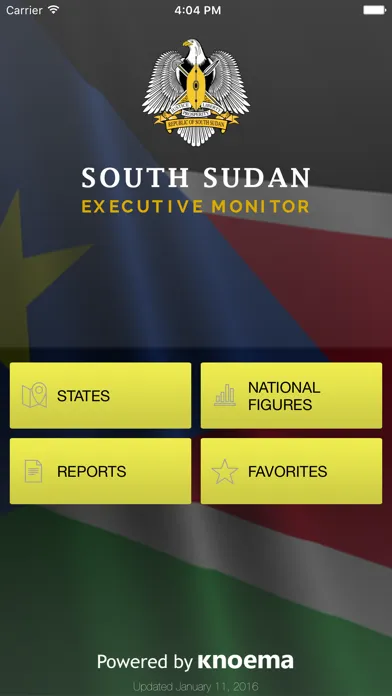 Zrzuty ekranu South Sudan Executive Monitor