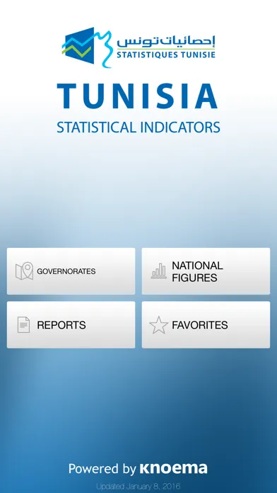 ภาพหน้าจอของ Tunisia Statistical Indicators