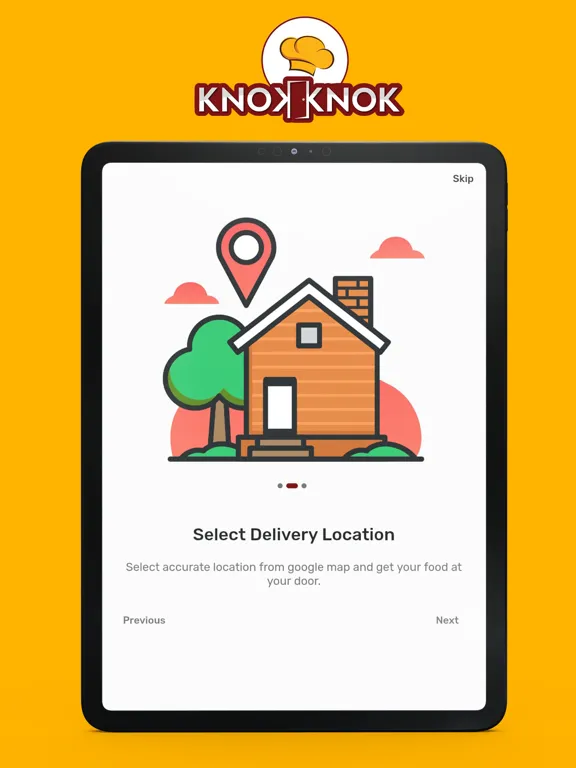 KNOK KNOK - Food Delivery iPad 应用截图